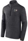 Main image for Philadelphia Flyers Mens Charcoal Authentic Pro Rink Long Sleeve 1/4 Zip Pullover