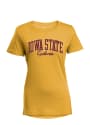 Iowa State Cyclones Womens Gold Bestie T-Shirt