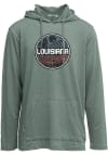 Main image for Louisiana Mens Green Nature Scene Circle Long Sleeve Hoodie