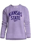 Main image for Womens Lavender K-State Wildcats Unity Crew Sweatshirt