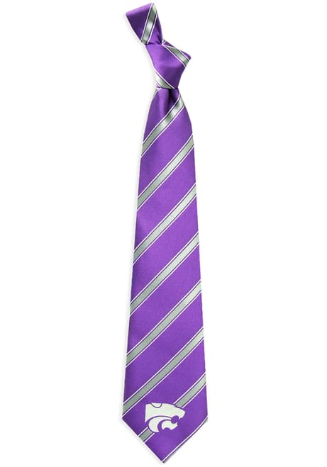 Poly K-State Wildcats Mens Tie - Purple