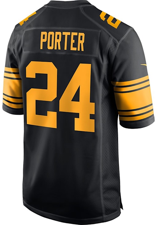 Joey Porter Jr Pittsburgh Steelers BLACK Alt Jersey 173200009