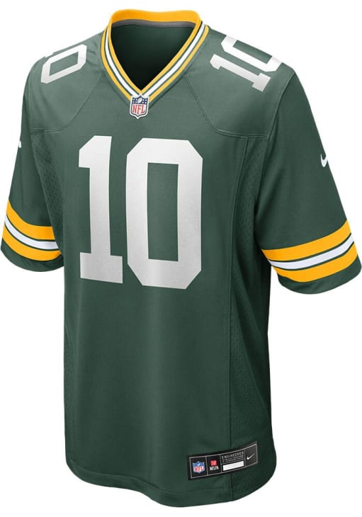 Jordan Love  Nike Green Bay Packers Green Home Game Football Jersey