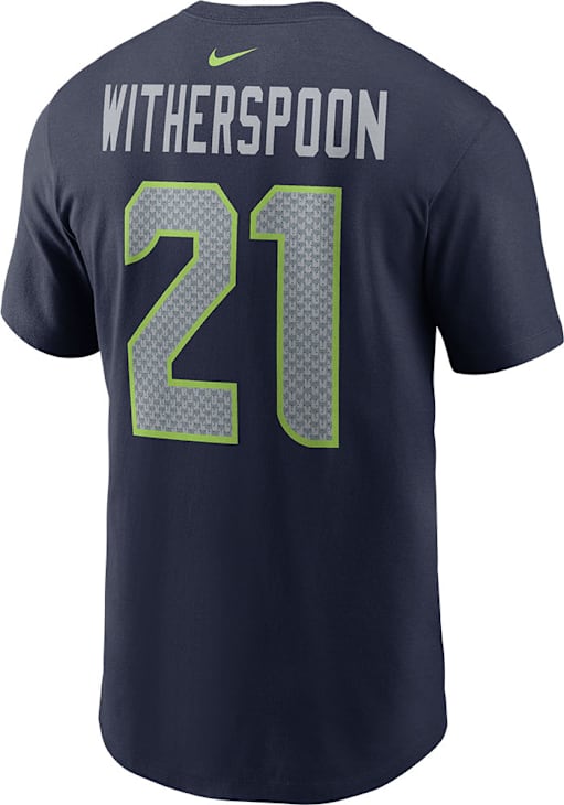 Devon Witherspoon Seattle Seahawks NAVY Name and Number Short