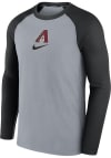 Main image for Nike Arizona Diamondbacks Mens Grey Game Long Sleeve Sweatshirt