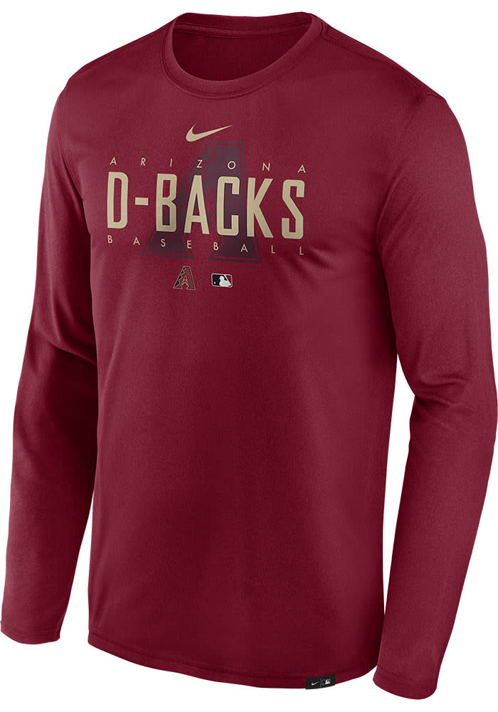 Nike Dri Fit Team Legend MLB Arizona Diamondbacks Men s Long Sleeve T Shirt