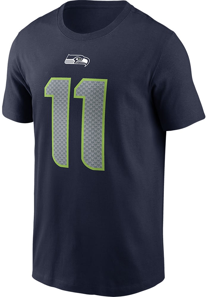 Jaxon Smith-Njigba Seattle Seahawks NAVY Name and Number Short
