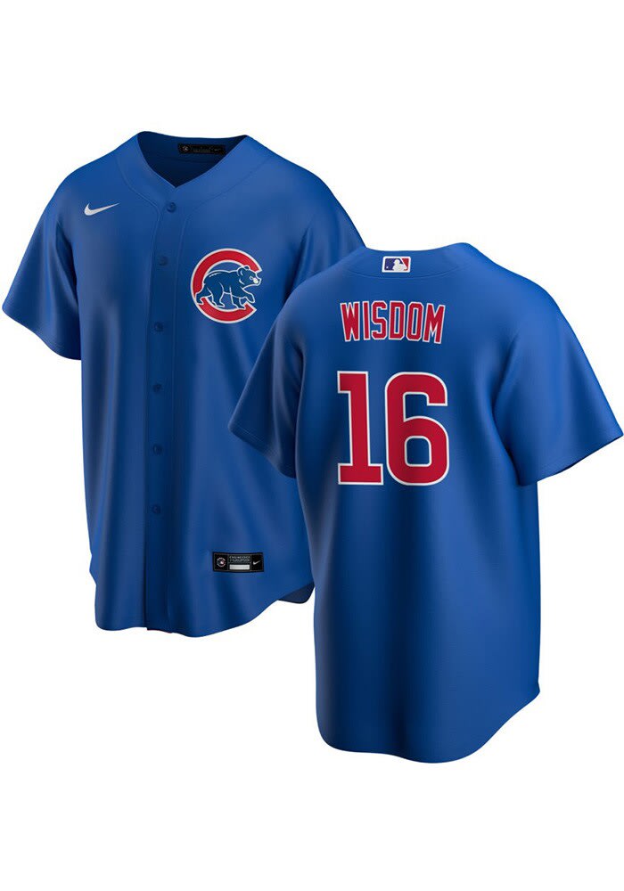 Patrick Wisdom Cubs Replica Alt Jersey