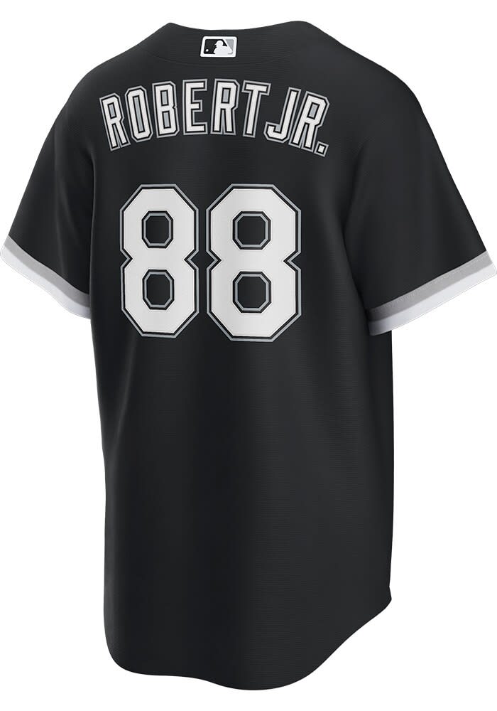 Luis Robert Chicago White Sox Mens Replica BLACK Alt Jersey