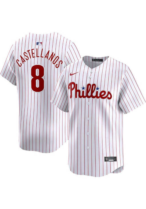 Nick Castellanos Nike Philadelphia Phillies Mens White Home Limited Baseball Jersey
