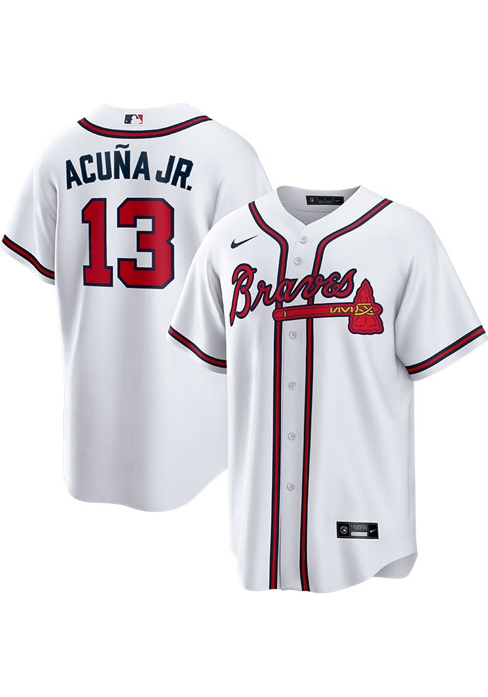 Ronald Acuna Jr Braves Replica Home Jersey