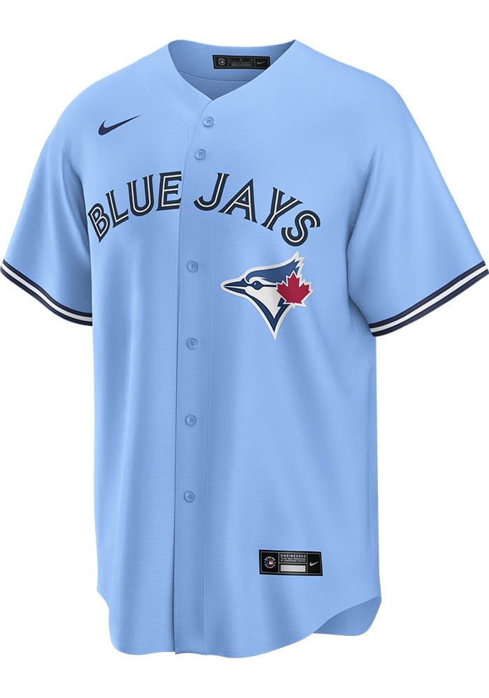 Toronto Blue Jays Mens Nike Replica Alt Jersey Light Blue