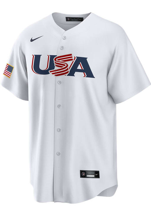 Bobby Witt Jr  Team USA Mens White Off Limited Baseball Jersey
