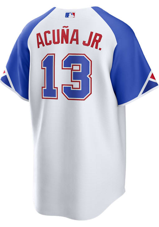 Infant Atlanta Braves Ronald Acuna Jr. Nike White Home Replica Player Jersey