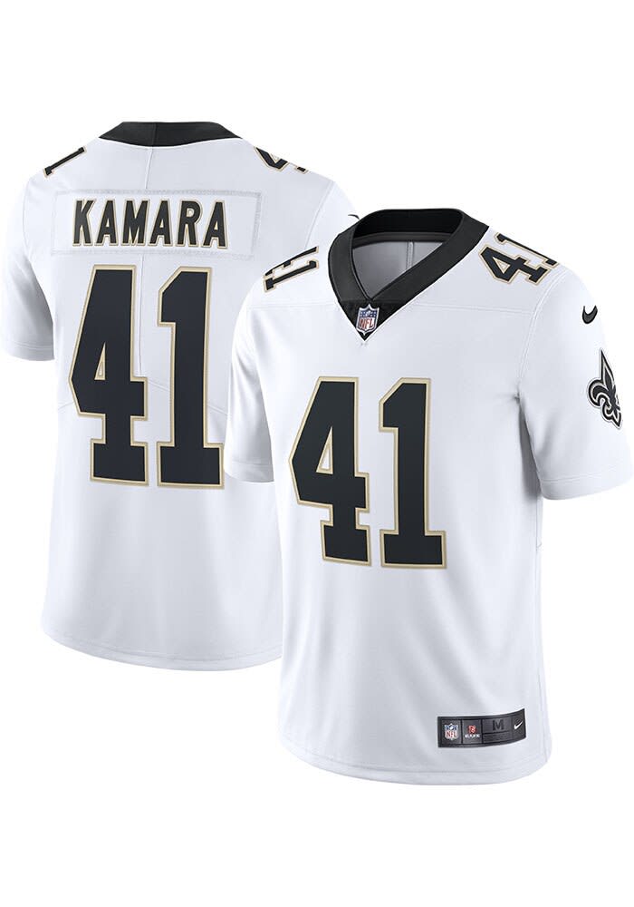 Alvin Kamara New Orleans Saints Mens WHITE Ltd Road Limited