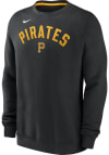 Main image for Nike Pittsburgh Pirates Mens Black Classic Long Sleeve Crew Sweatshirt