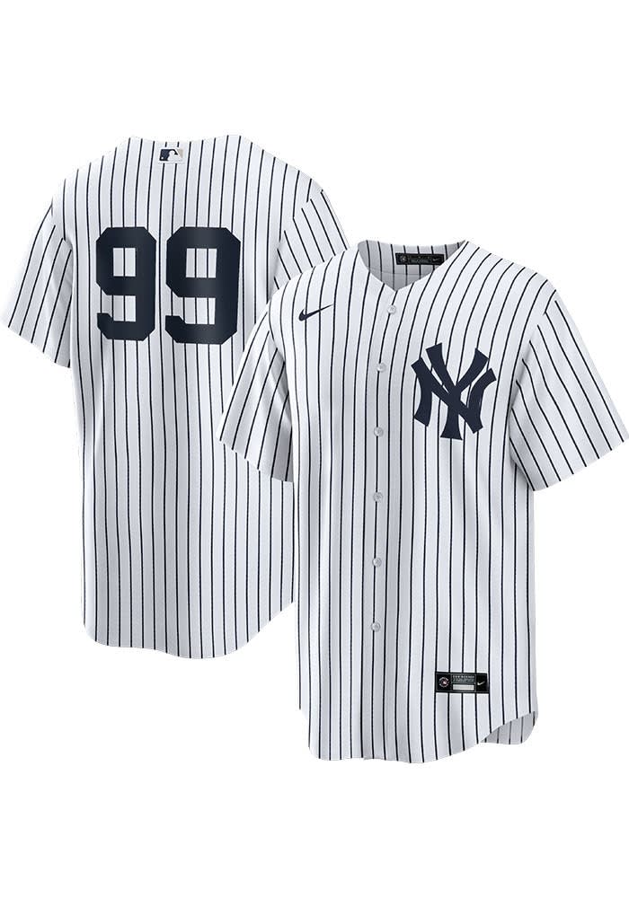 Aaron Judge New York Yankees Mens Replica WHITE Home Number Jersey