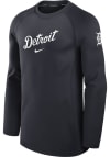 Main image for Nike Detroit Tigers Mens Navy Blue Game Time Long Sleeve Sweatshirt