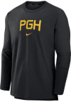 Main image for Nike Pittsburgh Pirates Mens Black Player Long Sleeve Sweatshirt