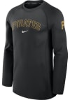 Main image for Nike Pittsburgh Pirates Mens Black Game Time Long Sleeve Sweatshirt