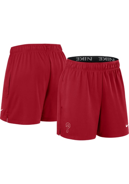 Nike Philadelphia Phillies Womens Red Authentic Shorts