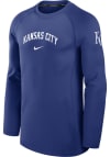 Main image for Nike Kansas City Royals Mens Blue Game Time Long Sleeve Sweatshirt