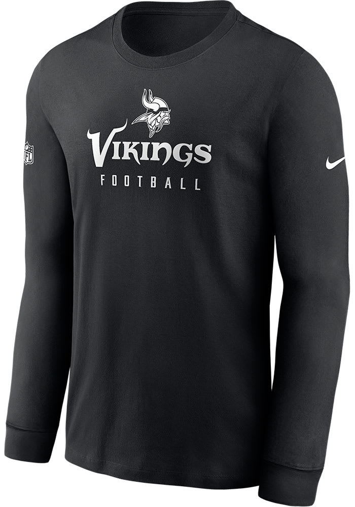 Nike Vikings Team Issue Long Sleeve T Shirt