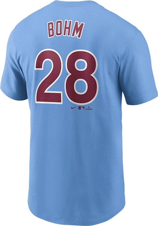 Alec Bohm Philadelphia Phillies Alt Short Sleeve Player T Shirt