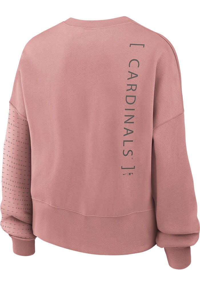 St Louis Cardinals Nike Crew Sweatshirt Womens PINK