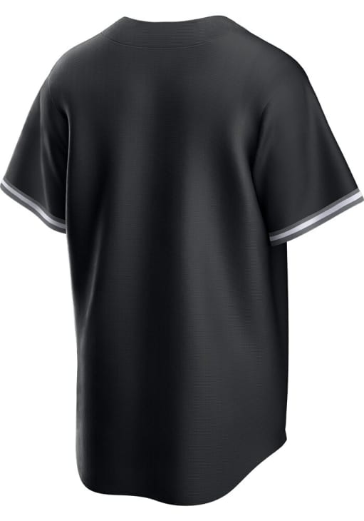 Texas Rangers Mens Nike Replica Fashion White Fill Jersey - Black