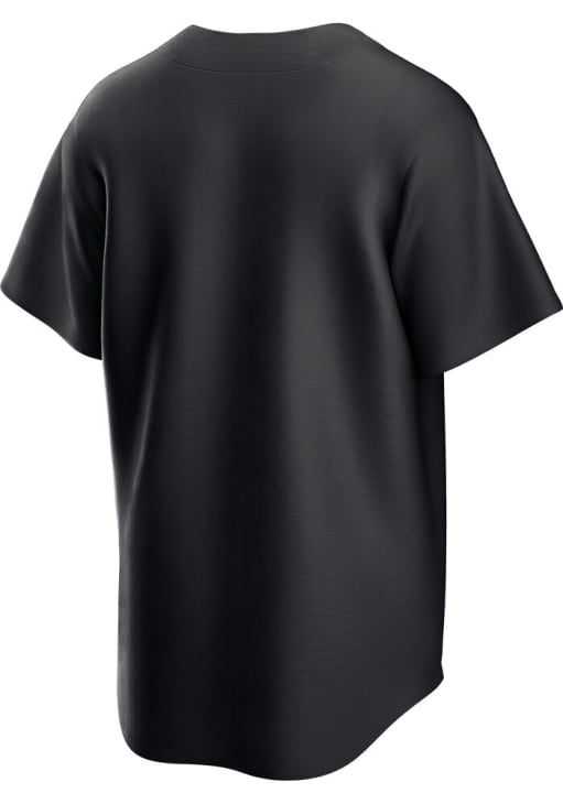 Philadelphia Phillies Mens Nike Replica Fashion White Fill Jersey - Black