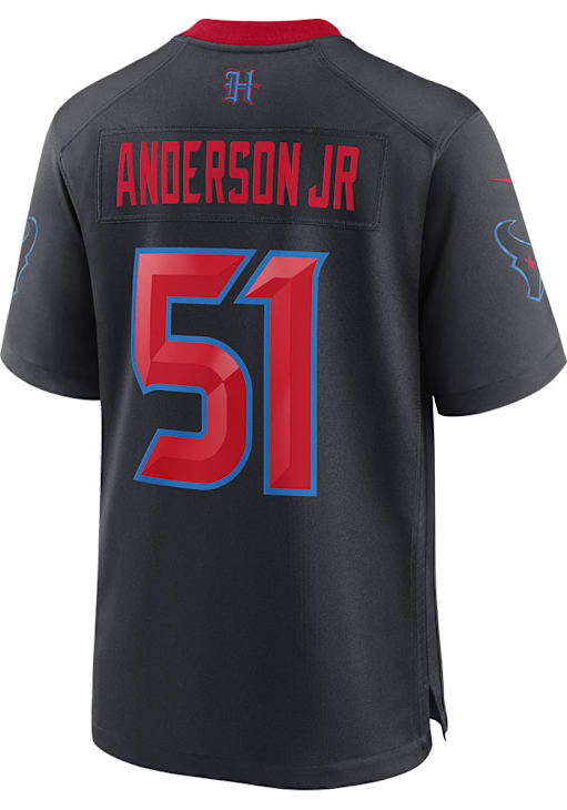Will Anderson Jr Houston Texans NAVY 2024 Alt Game Jersey 173201752