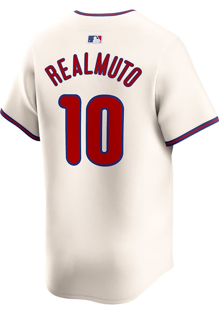 JT Realmuto Philadelphia Phillies Mens IVORY Alt 2024
