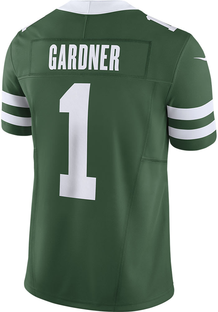 NFLジャージー Sauce Gardner New York Jets Mens GREEN Vapor F.U.S.E.