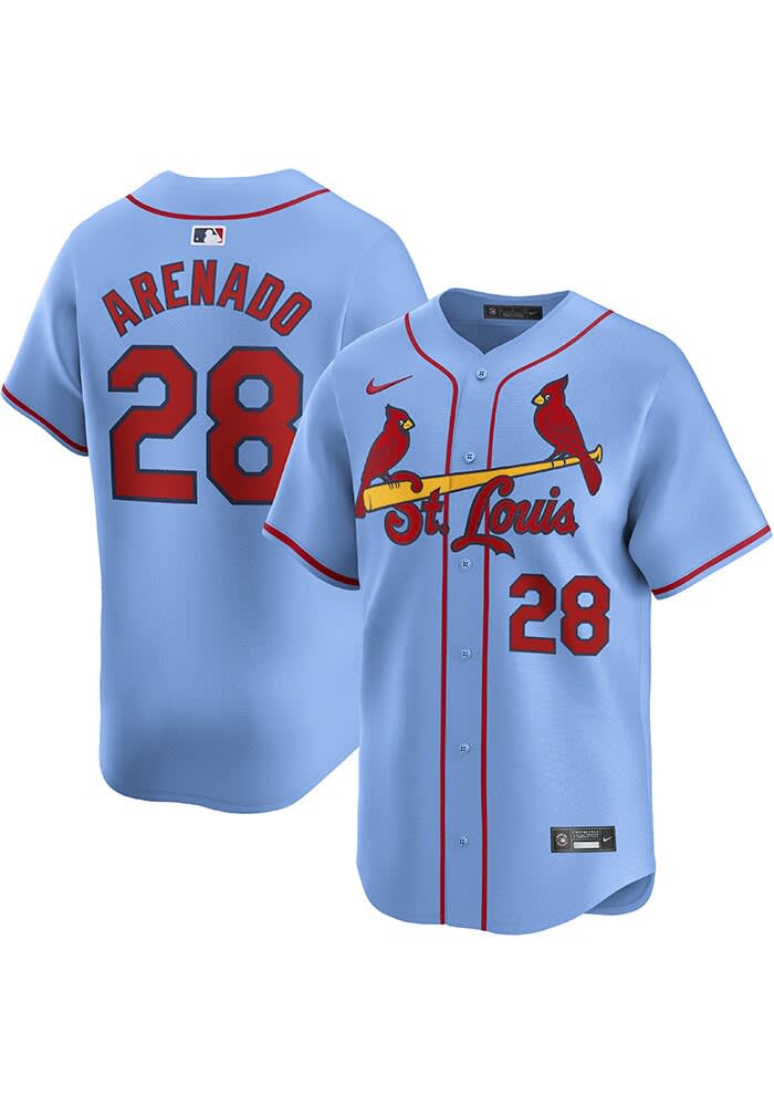Nolan Arenado St Louis Cardinals Mens LIGHT BLUE Alt 2024 Limited