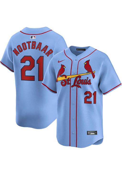 Lars Nootbaar St Louis Cardinals Mens LIGHT BLUE Alt 2024 Limited
