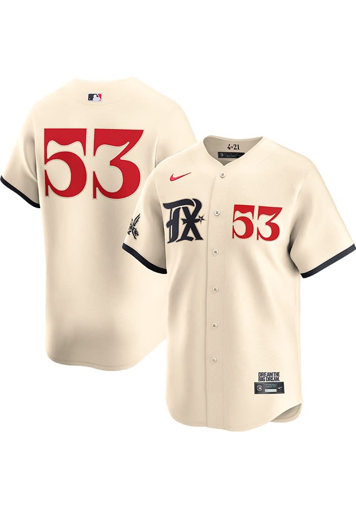 Adolis Garcia Texas Rangers Mens TAN City Connect 2024 Limited