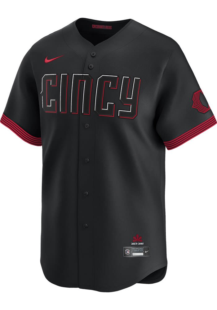 Ken Griffey Jr. Cincinnati Reds Mens BLACK City Connect 2024