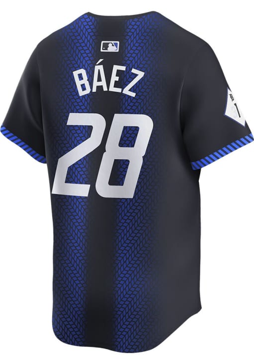 Javier Baez Nike Detroit Tigers Mens Navy Blue City Connect Ltd Limited Baseball Jersey