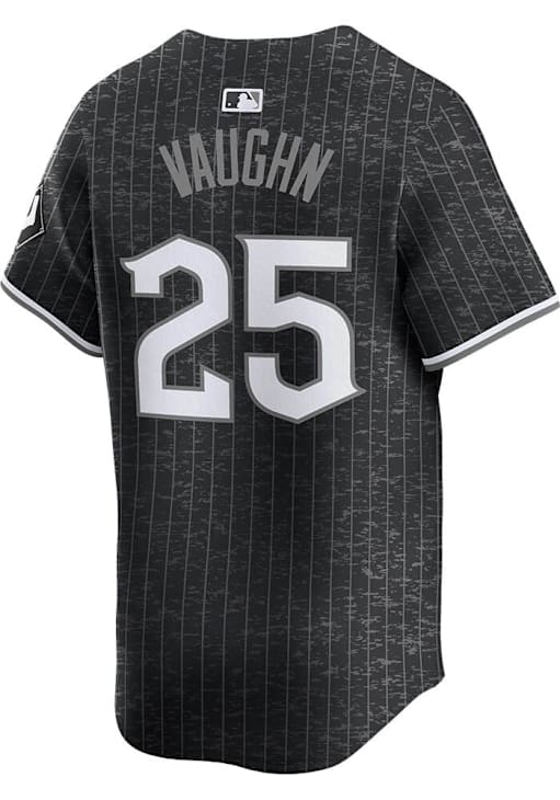 Andrew Vaughn Chicago White Sox Mens BLACK City Connect 2024