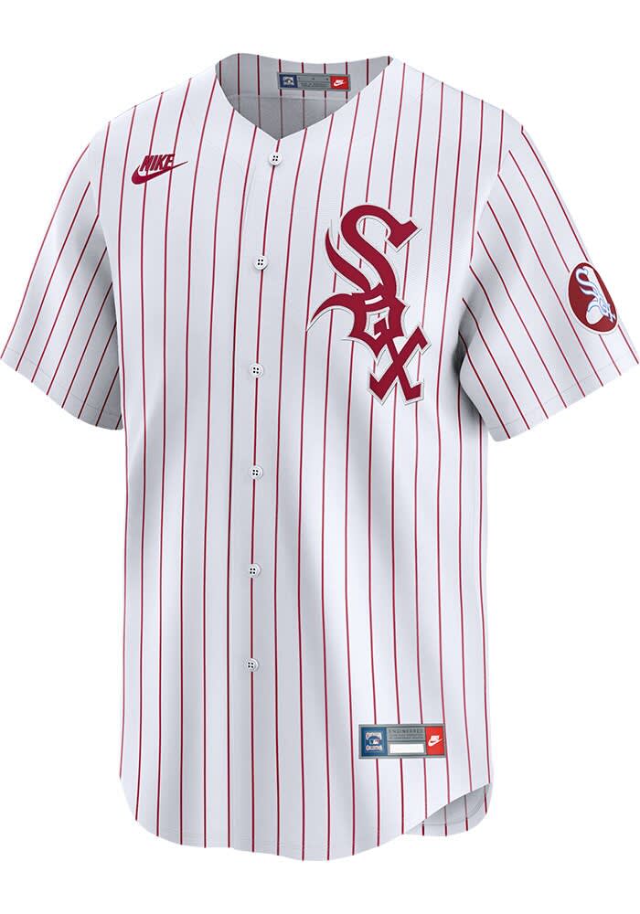 Chicago White Sox Nike WHITE Throwback Cooperstown Jersey - 173201907