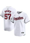Main image for Shane Bieber Nike Cleveland Guardians Mens White Home Limited Baseball Jersey