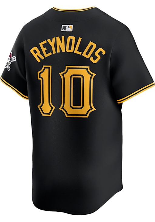 Bryan Reynolds Pittsburgh Pirates Mens BLACK Alt 2024 Limited