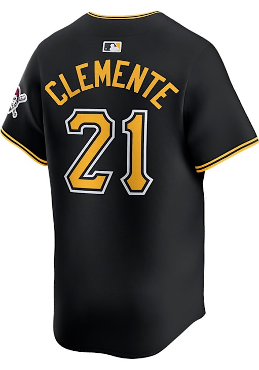 Roberto Clemente Pittsburgh Pirates Mens BLACK Alt 2024 Limited