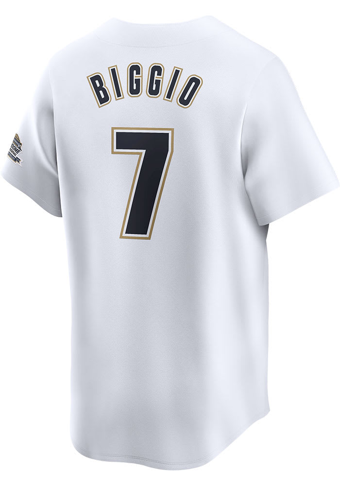 Houston Astros Craig Biggio Nike WHITE Throwback Cooperstown