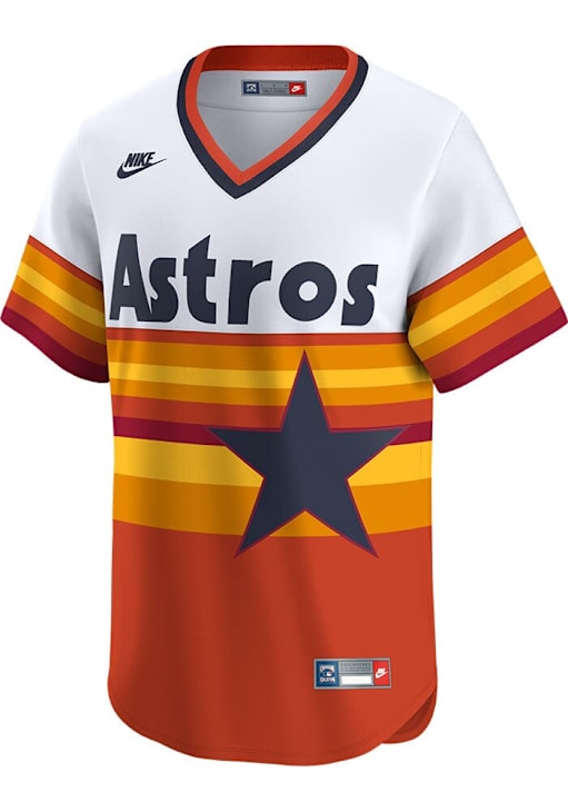 Houston Astros Nike Cooperstown Design Cooperstown Jersey - White