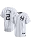 Main image for Derek Jeter Nike New York Yankees Mens White Home Limited Baseball Jersey