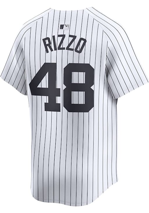 Anthony Rizzo New York Yankees Mens WHITE Home 2024 Limited