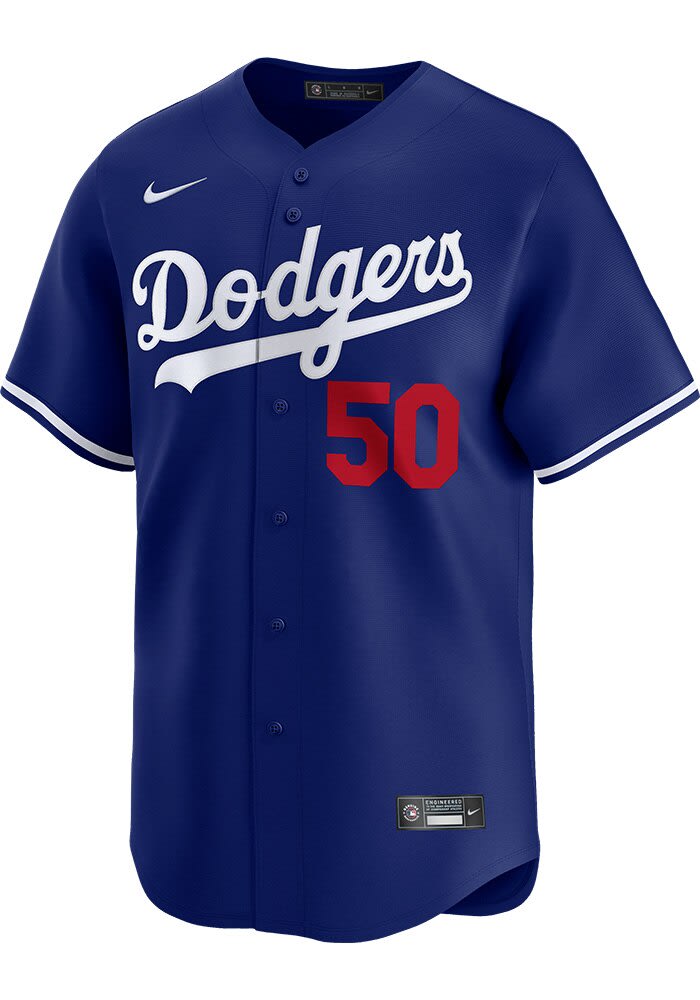 Mookie Betts Los Angeles Dodgers Mens ROYAL Alt 2024 Limited