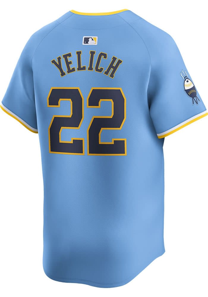 Milwaukee Brewers Yelich ユニフォーム 22 Amazon.com : Outerstuff Christian Yelich Milwaukee Brewers